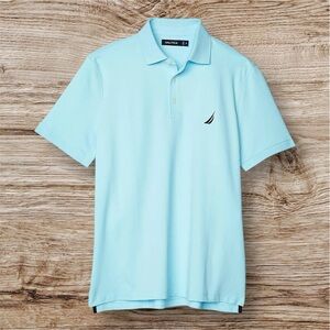 Nautica Men's Light Blue Polo Shirt